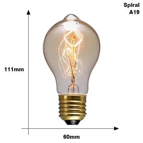 Retro Edison Bulb E27 220V 40W ST64 G80 G95 G125 Ampoule Vintage Edison Bulb Incandescent Lamp Filament Light Bulb Home Decor - Image 15