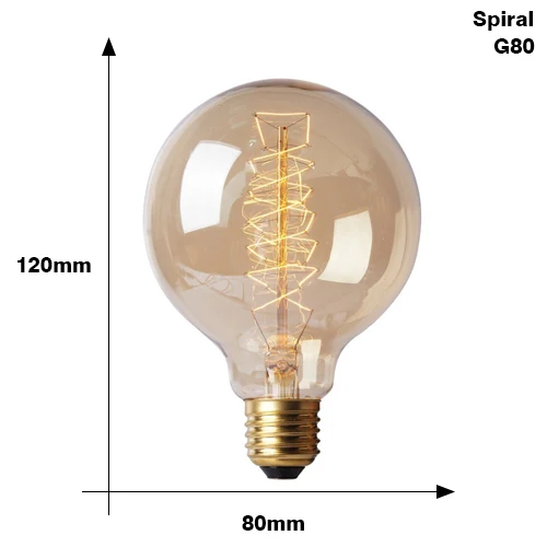 Retro Edison Bulb E27 220V 40W ST64 G80 G95 G125 Ampoule Vintage Edison Bulb Incandescent Lamp Filament Light Bulb Home Decor - Image 10