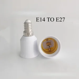 E14 to E27 Lamp Holder Converter Fireproof Socket Base Converters 220V Light Bulb Adapter Conversion Lighting Accessories