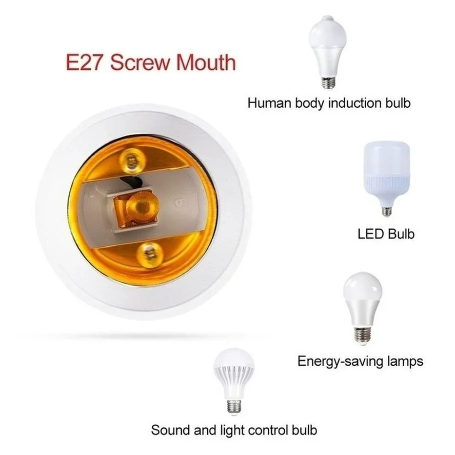 E14 to E27 Lamp Holder Converter Fireproof Socket Base Converters 220V Light Bulb Adapter Conversion Lighting Accessories - Image 4