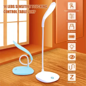 Desktop Lamp Touching Dimmer USB Rechargeable