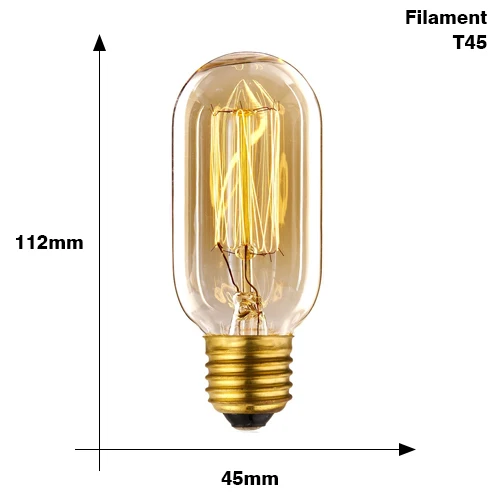 Retro Edison Bulb E27 220V 40W ST64 G80 G95 G125 Ampoule Vintage Edison Bulb Incandescent Lamp Filament Light Bulb Home Decor - Image 13