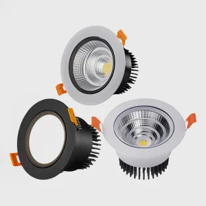 Dimmable Recessed COB LED Downlights 5W 7W 9W 12W 15W 18W LED Ceiling Spot Lights AC85V-265V LED Lamp For Home Indoor Lighting